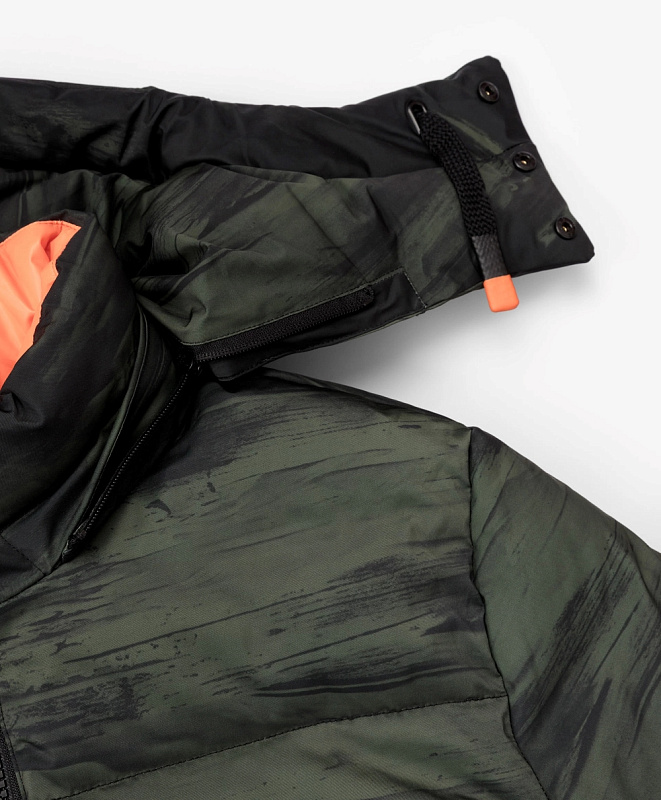 Куртка зимняя для мальчика стеганая на искусственном пуху