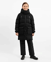 Полупальто зимнее стёганое на искусственном пуху для мальчика