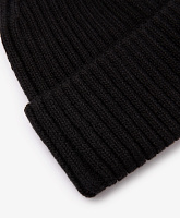 Шапка для мальчика черная вязаная