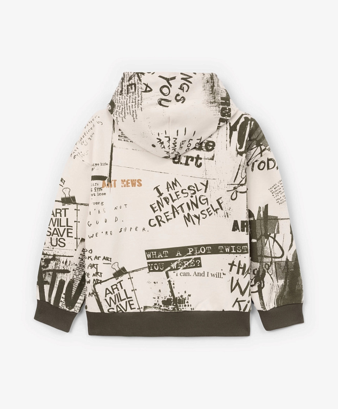 Худи для мальчика с принтом