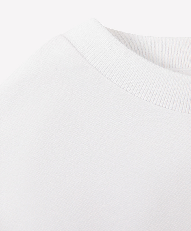 Футболка укороченная для девочки белая