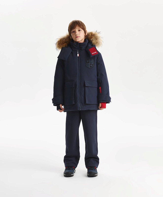 Куртка зимняя стеганая на искусственном пуху для мальчика