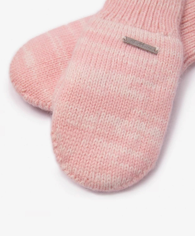 Варежки вязаные для девочки