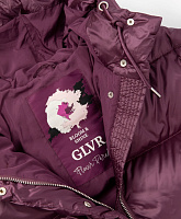 Пальто для девочки зимнее стёганое на натуральном пуху