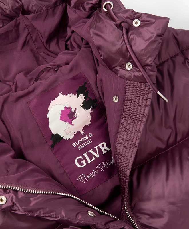 Пальто для девочки зимнее стёганое на натуральном пуху