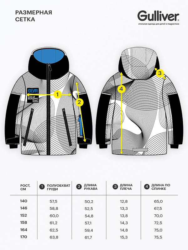 Куртка демисезонная из плащовки с принтом белая для мальчика
