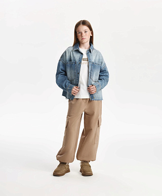 Рубашка джинсовая для девочки