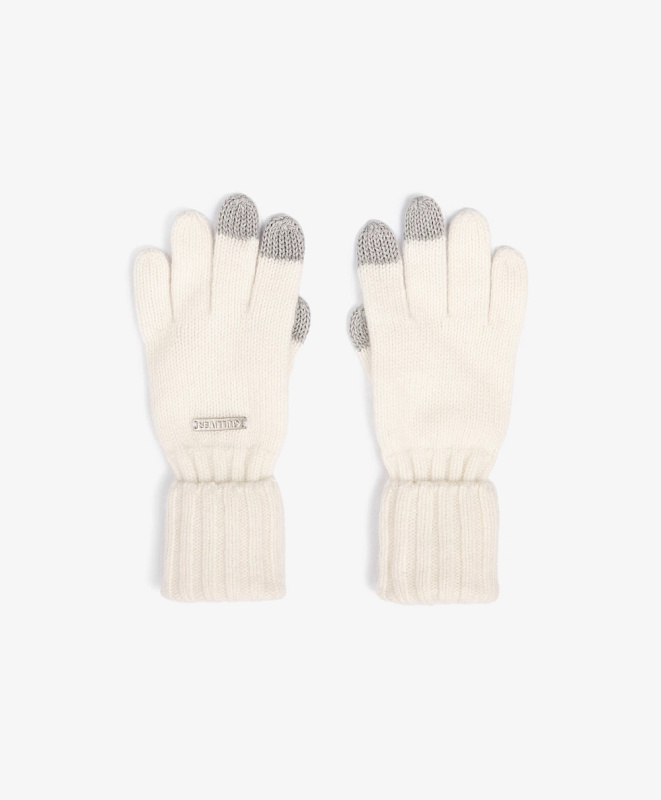 Перчатки вязаные для девочки с функцией тачскрин