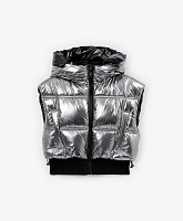 Жилет для девочки стёганый на искусственном пуху