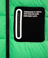 Куртка зимняя в спортивном стиле на искусственном утеплителе для мальчика