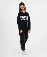 Джинсы на флисе для девочек