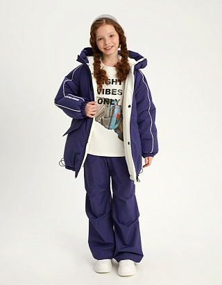 Куртка зимняя двухсторонняя для девочки