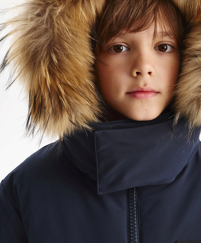 Куртка зимняя стеганая на искусственном пуху для мальчика