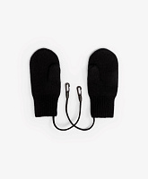 Варежки вязаные для девочки