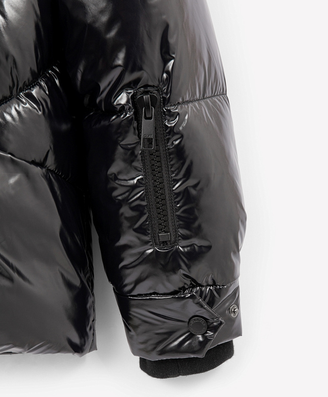 Куртка для девочки зимняя стёганая на искусственном пуху