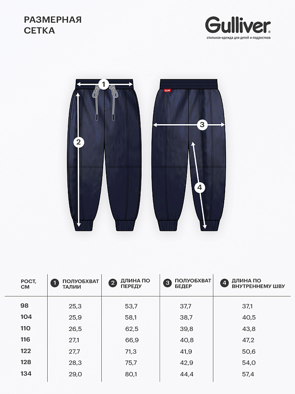 Брюки демисезонные для девочки