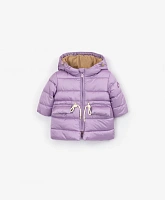 Пальто на искусственном пуху для девочки