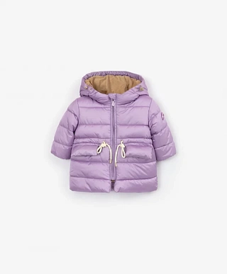 Пальто на искусственном пуху для девочки