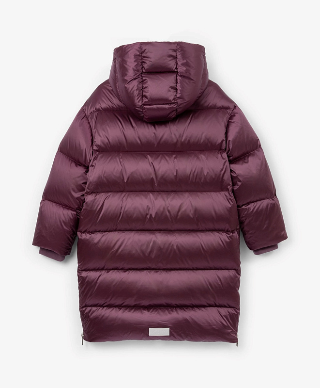 Пальто для девочки зимнее стёганое на натуральном пуху