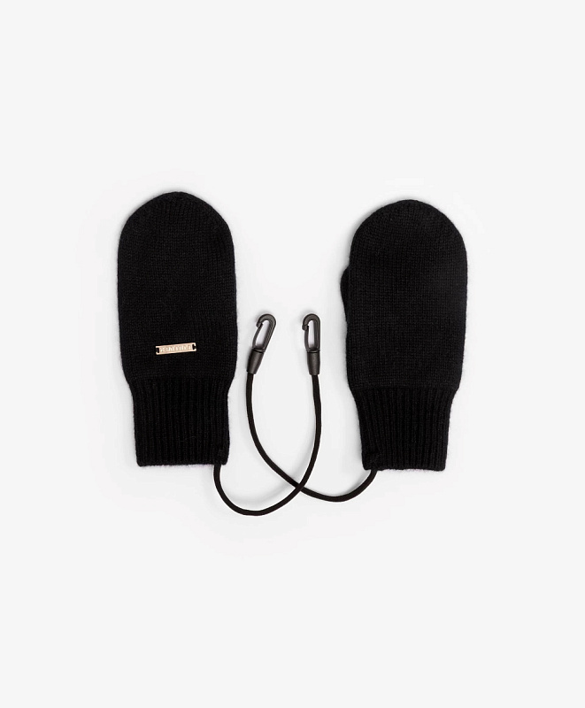 Варежки вязаные для девочки