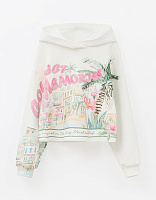 Укороченное худи для девочки