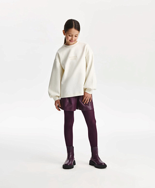 Шорты из экокожи для девочки