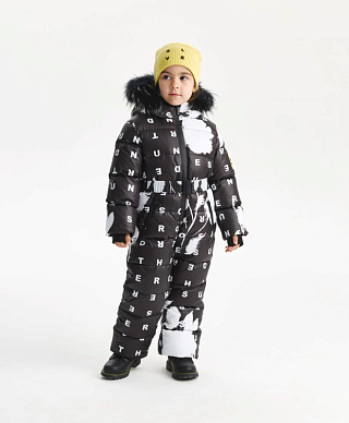 Комбинезон для девочки зимний на искусственном пуху