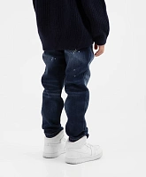 Джинсы утеплённые на флисе синие для мальчика