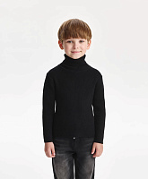 Водолазка для мальчика вязаная черная