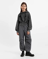 Брюки-джоггеры утеплённые демисезонные для девочки