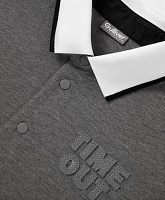 Поло с коротким рукавом для мальчика серое