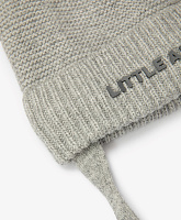 Шапка вязаная с помпоном на подкладке