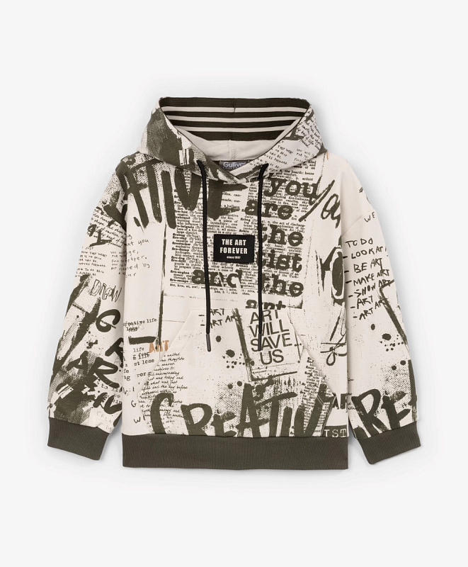 Худи для мальчика с принтом