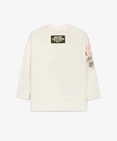 Футболка с длинным рукавом для девочки