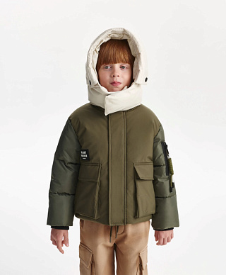 Куртка для мальчика зимняя на искусственном пуху