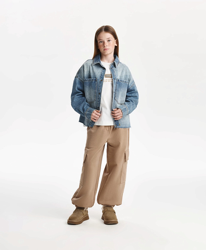 Рубашка джинсовая для девочки