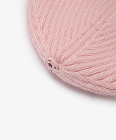 Шапка вязаная с помпоном для девочки