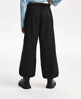 Брюки-джоггеры для девочки черные