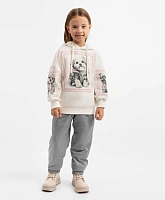 Брюки утеплённые демисезонные на флисе для девочки