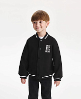 Толстовка-бомбер распашная для мальчика черная