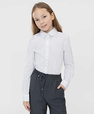 Блузка классическая для девочки