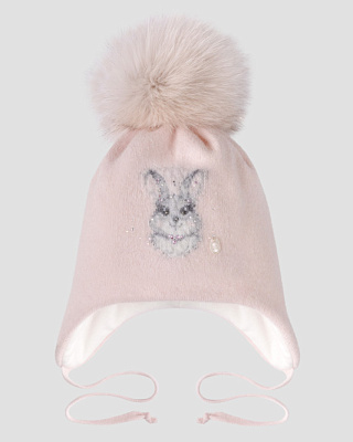 Шапка Зая для девочки