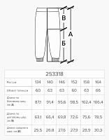 Брюки утеплённые для девочки