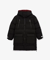 Полупальто зимнее стёганое на искусственном пуху для мальчика