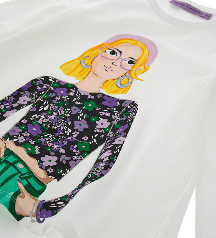 Лонгслив для девочки