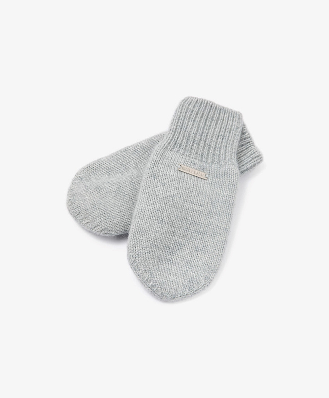 Варежки вязаные для девочки