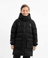 Полупальто зимнее стёганое на искусственном пуху для мальчика