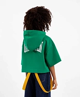 Толстовка с капюшоном на молнии для девочки