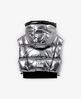 Жилет для девочки стёганый на искусственном пуху