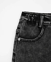 Джинсы Mom fit утеплённые серые для девочки